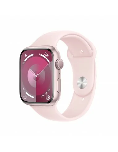 Apple Watch Series 9 GPS Cassa 45mm in Alluminio Rosa con Cinturino Sport Rosa Confetto - S M