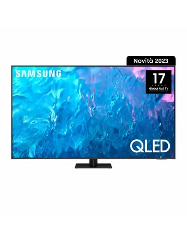 Samsung Series 7 TV QE85Q70CATXZT QLED 4K, Smart TV 85" Processore Quantum 4K, OTS Lite, Titan Gray 2023