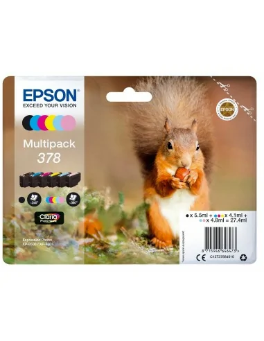 Epson Squirrel Multipack 6-colours 378 Claria Photo HD Ink