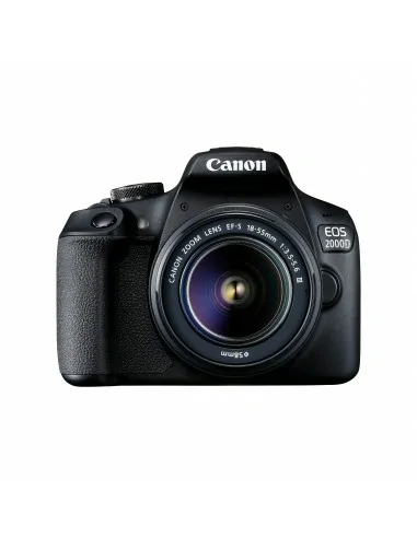 Canon EOS 2000D + EF-S 18-55mm f 3.5-5.6 III Kit fotocamere SLR 24,1 MP CMOS 6000 x 4000 Pixel Nero