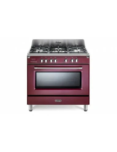 De’Longhi MEM 965 RX ED cucina Cucina freestanding Elettrico Gas Bordeaux, Acciaio inossidabile A