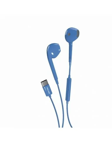 SBS Tubb Auricolare Cablato In-ear Musica e Chiamate USB tipo-C Blu