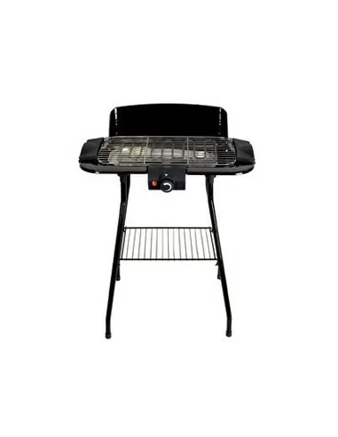 DCG Eltronic BQS2497 barbecue per l'aperto e bistecchiera Elettrico Nero 2000 W