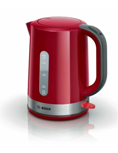 Bosch TWK6A514 bollitore elettrico 1,7 L 2200 W Grigio, Rosso