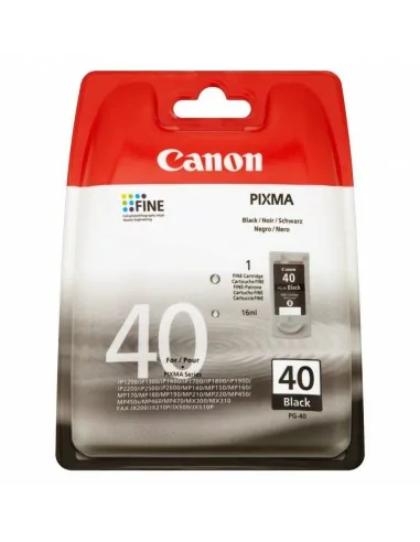 Canon PG-40 cartuccia d'inchiostro 1 pz Originale Resa standard Nero