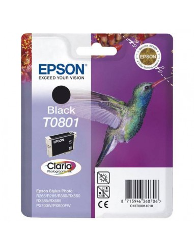 Epson Hummingbird Cartuccia di inchiostro Black T0801 Claria Photographic Ink