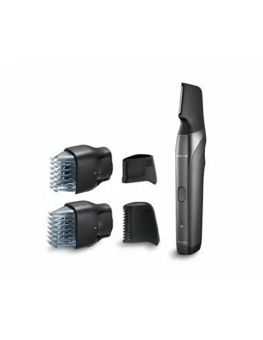 Panasonic ER-GY60, Regolabarba, Viso e corpo, Lama verticale, 4 Pettini accessori, 30 step taglio, Wet&Dry, Silver