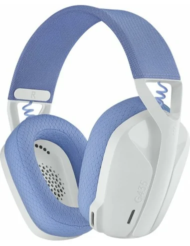 Logitech G G435 Cuffia Padiglione auricolare Bluetooth Blu, Bianco