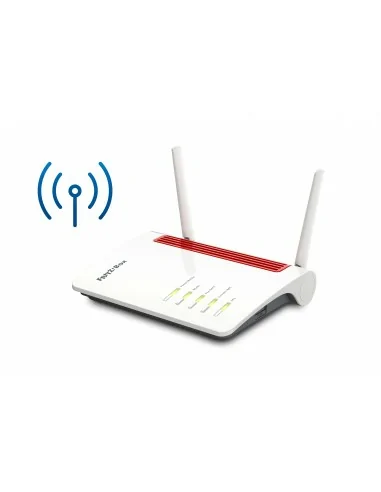 FRITZ! Box 6850 LTE router wireless Gigabit Ethernet Dual-band (2.4 GHz 5 GHz) 3G 4G Rosso, Bianco