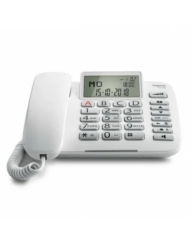 Gigaset DL580 Telefono analogico Identificatore di chiamata Bianco