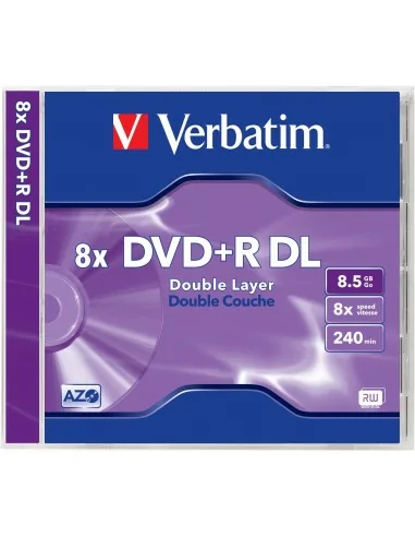 Verbatim 43540 DVD vergine 8,5 GB DVD+R 1 pz