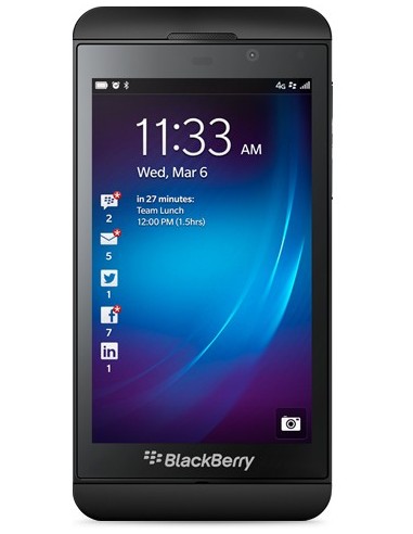 BlackBerry Z10 10,7 cm (4.2") SIM singola BlackBerry OS 10 3G Micro-USB B 2 GB 16 GB 1800 mAh Nero