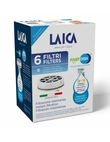 Laica Fast Disk Ricambio filtro per acqua 6 pz