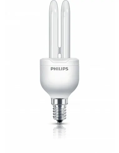 Philips Economy Lampadina a risp. energ. a tubi scoperti, 8 W (42 W), E14