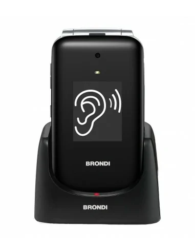 Brondi Amico Supervoice 7,11 cm (2.8") Nero Telefono per anziani