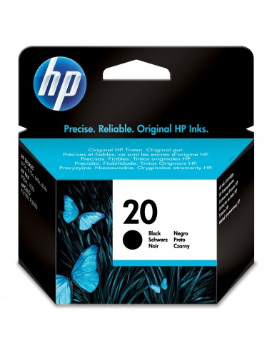 HP 20 cartuccia d'inchiostro 1 pz Originale Nero