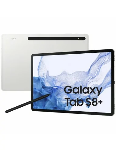 Samsung Galaxy Tab S8+ Galaxy Tab S8+ Tablet Android 12.4 Pollici 5G RAM 8 GB 256 GB Tablet Android 12 Silver [Versione