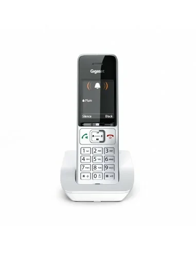 Gigaset Comfort 501 Telefono DECT Identificatore di chiamata Argento, Bianco
