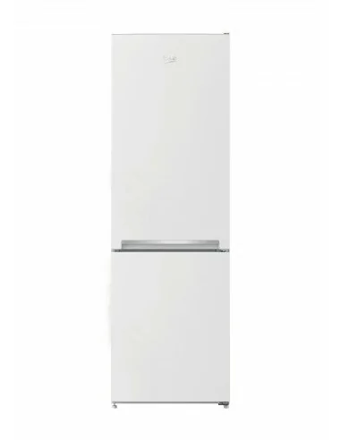 Beko RCSA270K30WN frigorifero con congelatore Libera installazione 270 L F Acciaio inossidabile, Bianco