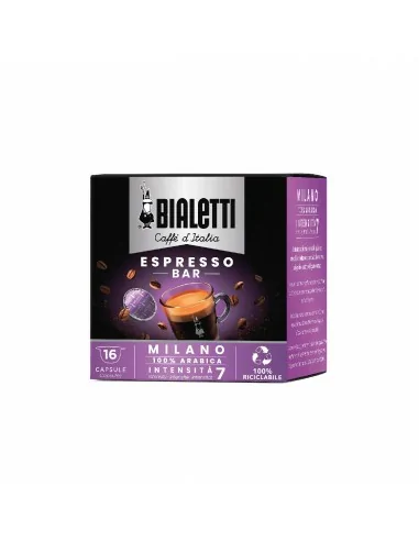 Bialetti Milano Capsule caffè Tostatura leggera 16 pz