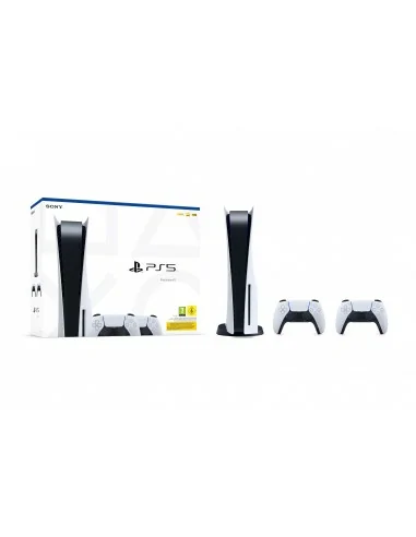 Sony PlayStation 5 - Bundle 2 Controller Wireless DualSense 825 GB Wi-Fi Nero, Bianco