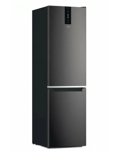 Whirlpool W7X93TKS frigorifero con congelatore Libera installazione 367 L D Nero, Acciaio inossidabile