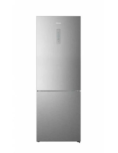Hisense RB645N4BIE frigorifero con congelatore Libera installazione 495 L E Acciaio inossidabile