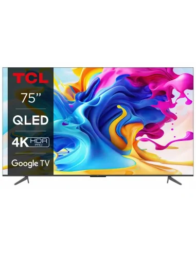 TCL Serie C64 4K QLED 75" 75C645 Dolby Vision Atmos Google TV 2023