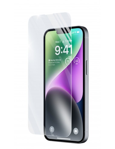 Cellularline Impact Glass - iPhone 14 14 Pro Vetro temperato sottile, resistente e super sensibile Trasparente