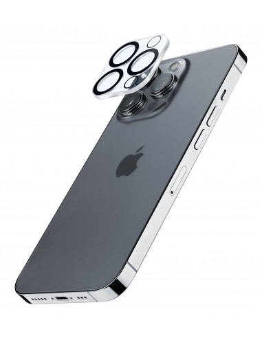 Cellularline Camera Lens - iPhone 14 Pro 14 Pro Max Vetro temperato per la protezione della fotocamera Trasparente
