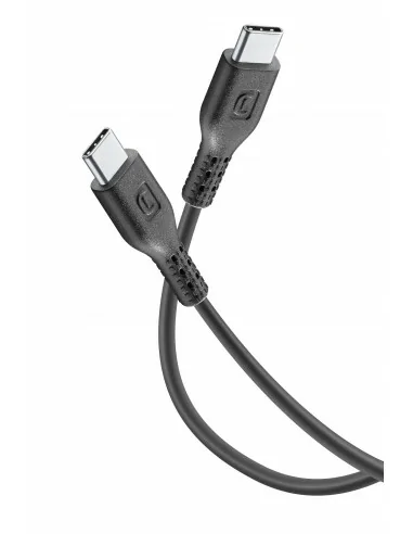 Cellularline USB cable 5A - USB-C to USB-C Cavo 5A da USB-C a USB-C per la ricarica e sincronizzazione dati Nero