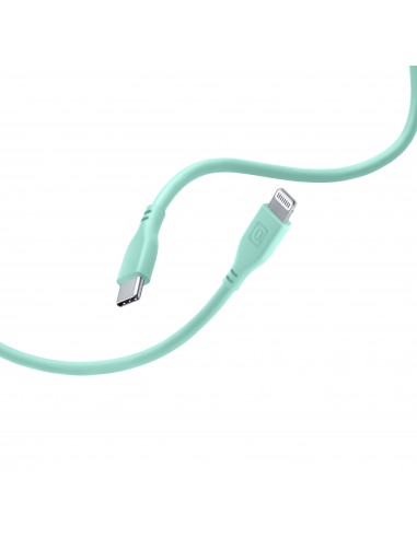 Cellularline Soft cable 120 cm - USB-C to Lightning Cavo soft touch da USB-C a Lightning Verde