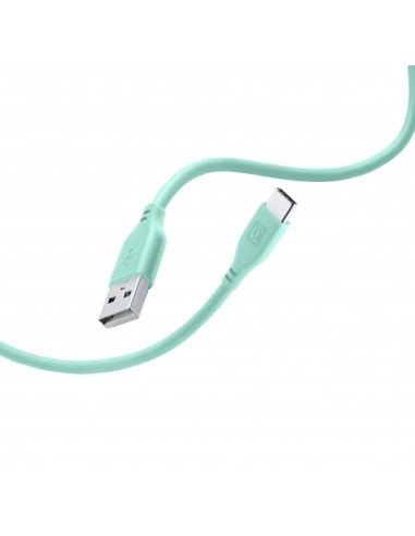 Cellularline Soft cable 120 cm - USB-C Cavo soft touch USB-C Verde