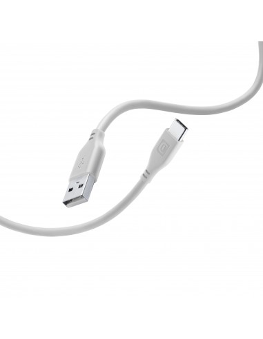 Cellularline Soft cable 120 cm - USB-C Cavo soft touch USB-C Grigio