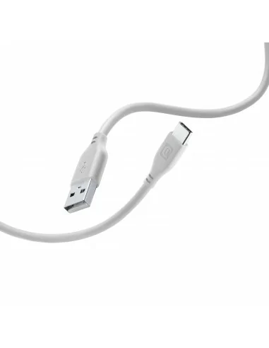 Cellularline Soft cable 120 cm - USB-C Cavo soft touch USB-C Grigio