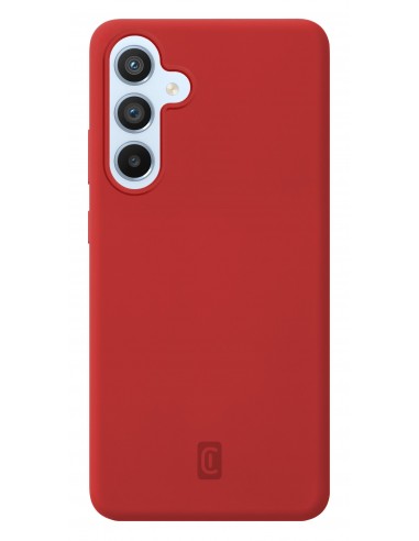 Cellularline Sensation - Galaxy A54 Custodia in silicone soft touch con tecnologia antibatterica Microban integrata Rosso