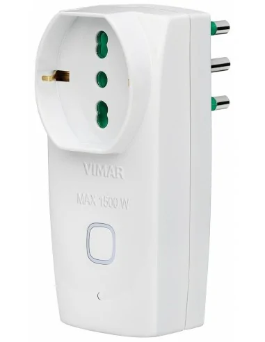 Vimar 00335.B adattatore per presa di corrente Bianco