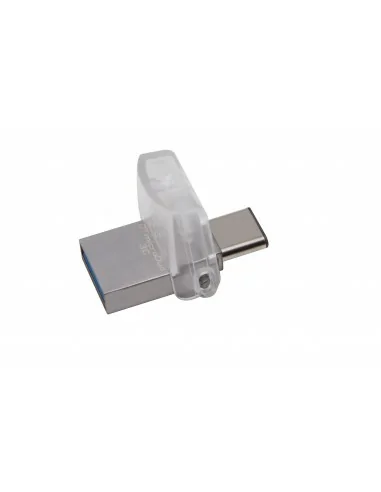 Kingston Technology DataTraveler microDuo 3C 32GB unità flash USB USB Type-A USB Type-C 3.2 Gen 1 (3.1 Gen 1) Argento