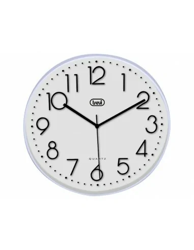 Trevi OM 3508 S Parete Quartz clock Cerchio Bianco