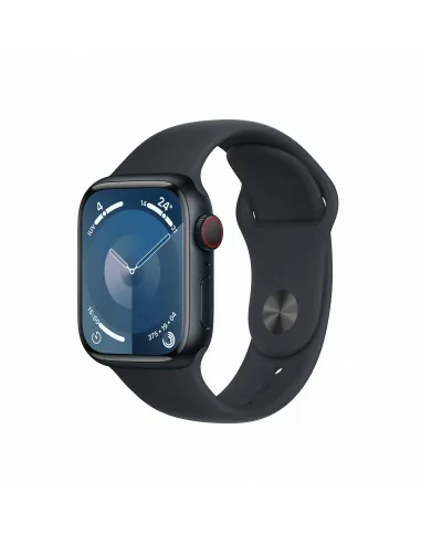 Apple Watch Series 9 GPS + Cellular Cassa 41mm in Alluminio Mezzanotte con Cinturino Sport Mezzanotte - M L
