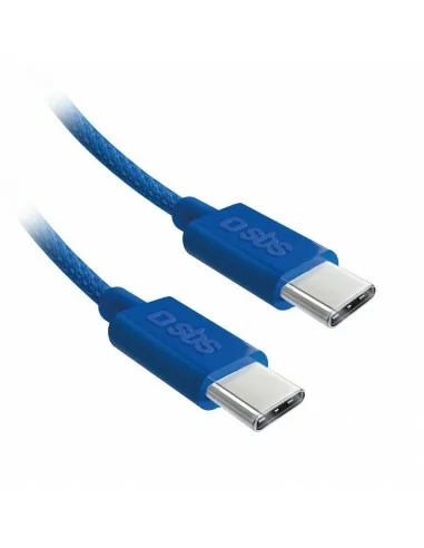 SBS TECABLETISSUETCCB cavo USB 1,5 m USB 2.0 USB C Blu