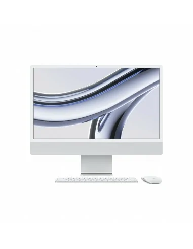 Apple iMac con Retina 24'' Display 4.5K M3 chip con 8‑core CPU e 8‑core GPU, 256GB SSD - Argento